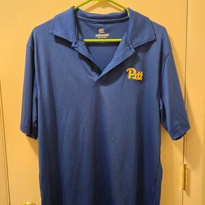 Men's Pitt Panthers Polo By Colosseum Size Large
